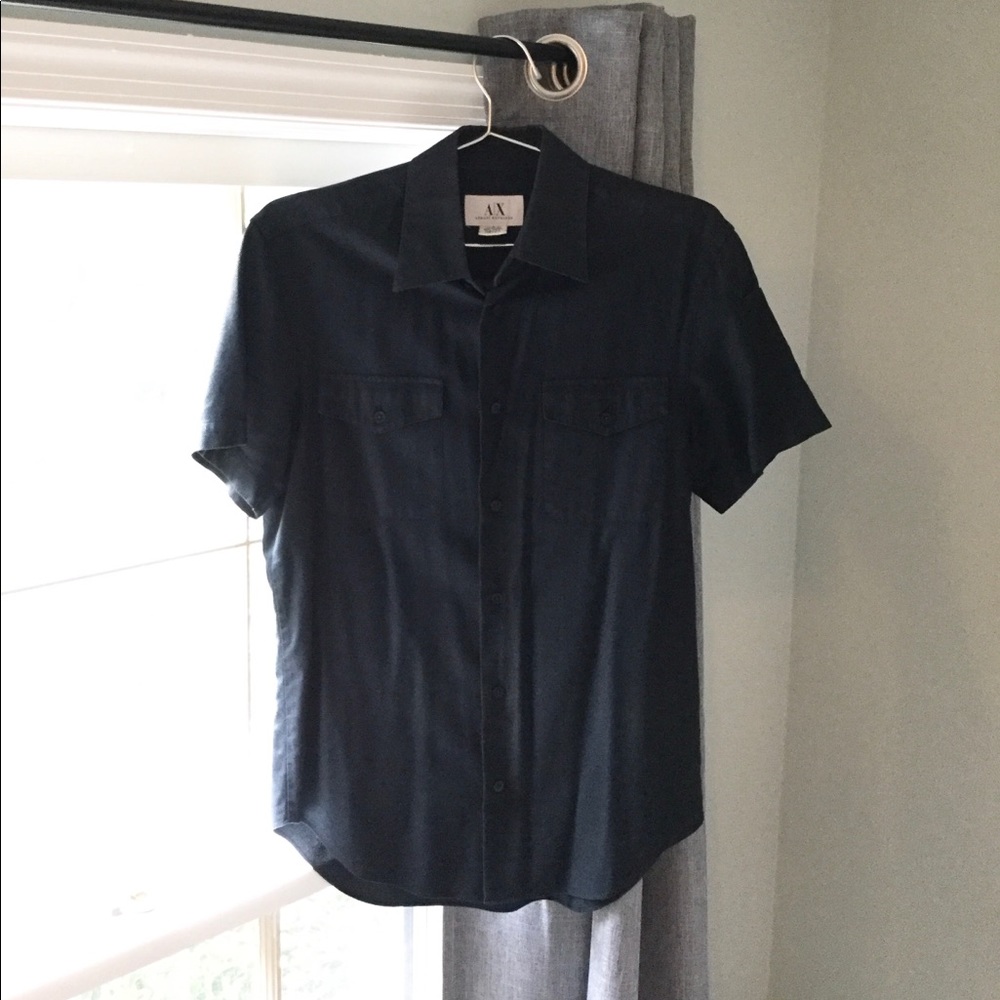 Armani Exchange Basic Black Shirt - image 4